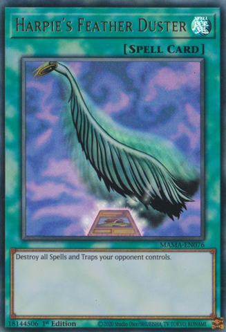 Harpie's Feather Duster [MAMA-EN076] Ultra Rare - Card Brawlers | Quebec | Canada | Yu-Gi-Oh!