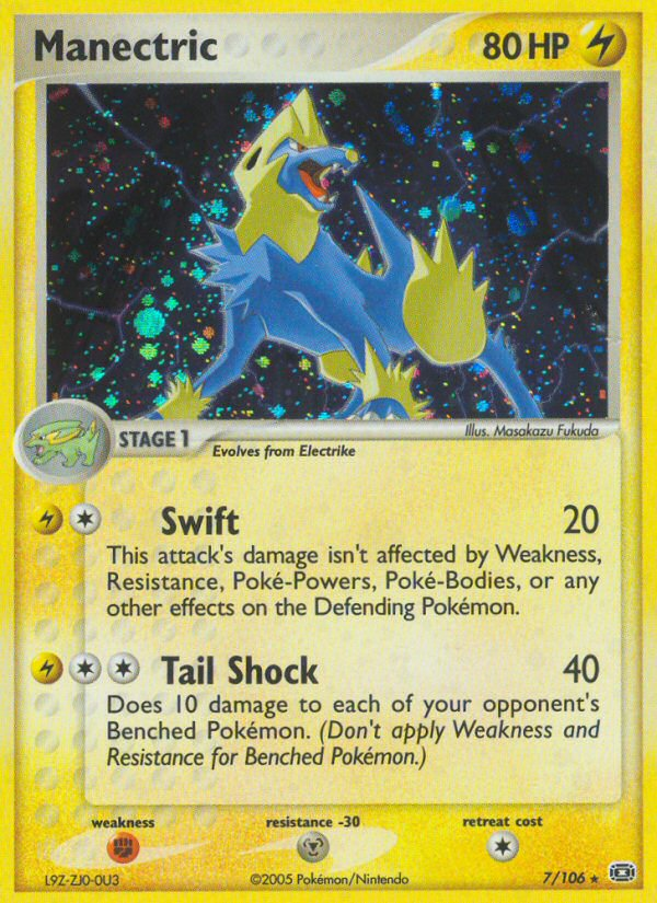 Manectric (7/106) [EX: Emerald] - Card Brawlers | Quebec | Canada | Yu-Gi-Oh!