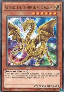Aether, the Empowering Dragon [DEM3-EN008] Common - Card Brawlers | Quebec | Canada | Yu-Gi-Oh!