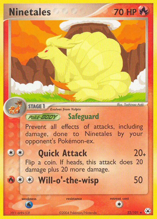 Ninetales (22/101) [EX: Hidden Legends] - Card Brawlers | Quebec | Canada | Yu-Gi-Oh!