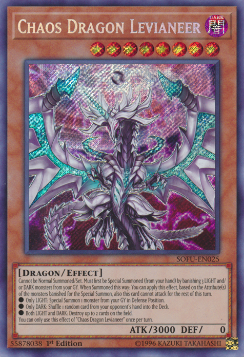 Chaos Dragon Levianeer [SOFU-EN025] Secret Rare - Card Brawlers | Quebec | Canada | Yu-Gi-Oh!