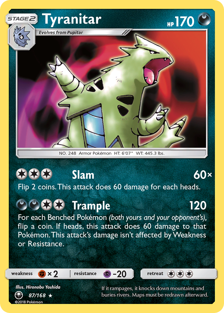 Tyranitar (87/168) [Sun & Moon: Celestial Storm] - Card Brawlers | Quebec | Canada | Yu-Gi-Oh!