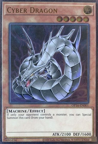Cyber Dragon [OP16-EN001] Ultimate Rare - Card Brawlers | Quebec | Canada | Yu-Gi-Oh!