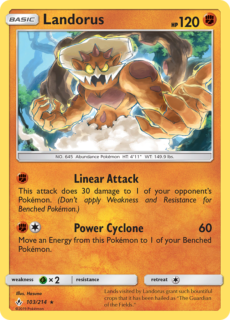 Landorus (103/214) [Sun & Moon: Unbroken Bonds] - Card Brawlers | Quebec | Canada | Yu-Gi-Oh!