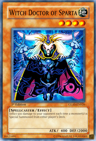 Witch Doctor of Sparta [GLAS-EN026] Common - Card Brawlers | Quebec | Canada | Yu-Gi-Oh!