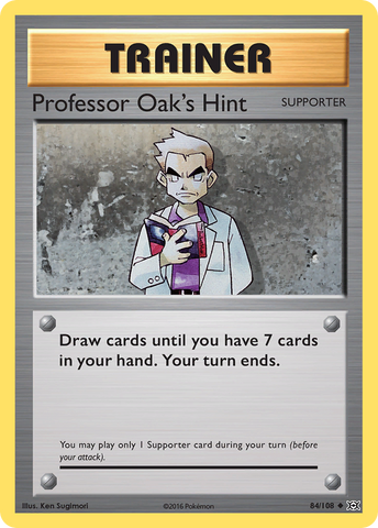 Professor Oak's Hint (84/108) [XY: Evolutions] - Card Brawlers | Quebec | Canada | Yu-Gi-Oh!