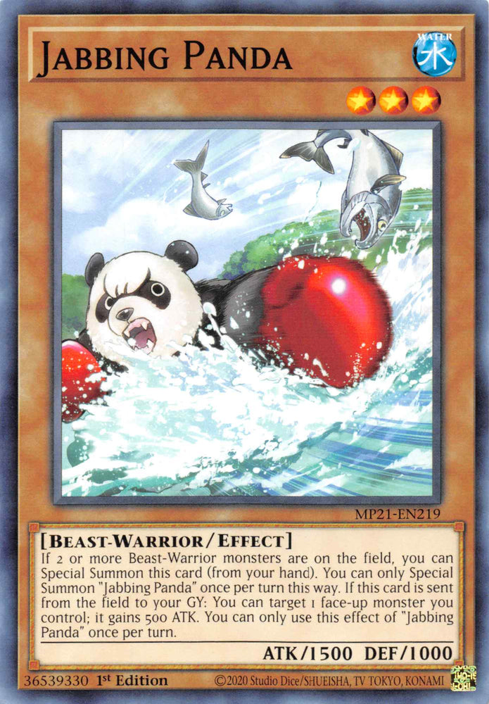 Jabbing Panda [MP21-EN219] Common - Card Brawlers | Quebec | Canada | Yu-Gi-Oh!