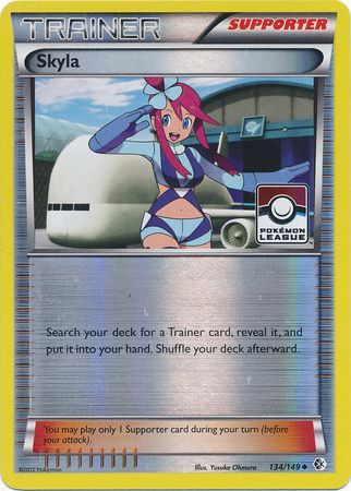 Skyla (134/149) (League Promo) [Black & White: Boundaries Crossed] - Card Brawlers | Quebec | Canada | Yu-Gi-Oh!