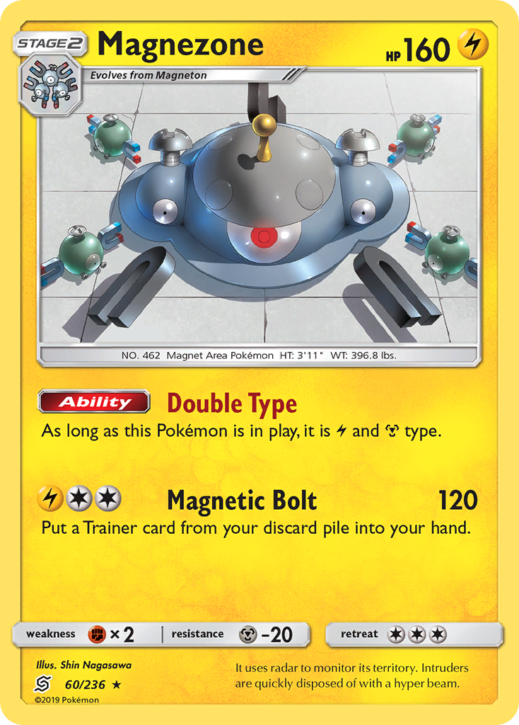 Magnezone (60/236) [Sun & Moon: Unified Minds] - Card Brawlers | Quebec | Canada | Yu-Gi-Oh!