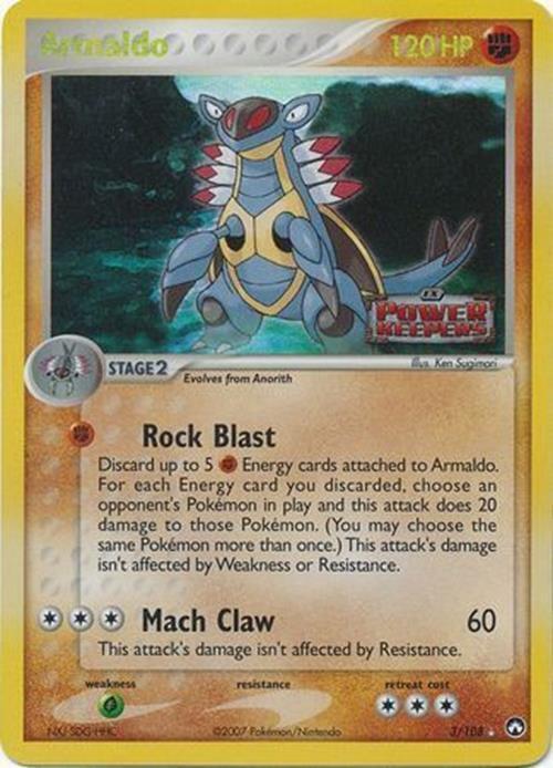 Armaldo (3/108) (Stamped) [EX: Power Keepers] - Card Brawlers | Quebec | Canada | Yu-Gi-Oh!