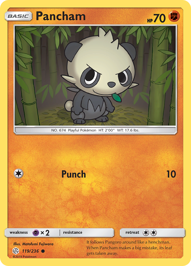 Pancham (119/236) [Sun & Moon: Cosmic Eclipse] - Card Brawlers | Quebec | Canada | Yu-Gi-Oh!