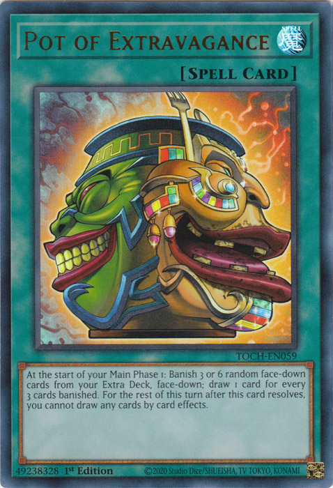 Pot of Extravagance [TOCH-EN059] Ultra Rare - Card Brawlers | Quebec | Canada | Yu-Gi-Oh!