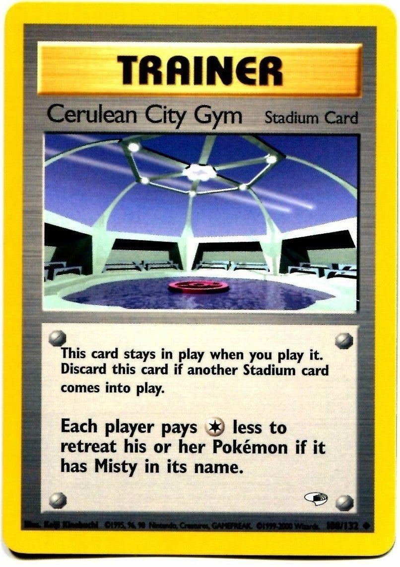 Cerulean City Gym (108/132) [Gym Heroes Unlimited] - Card Brawlers | Quebec | Canada | Yu-Gi-Oh!