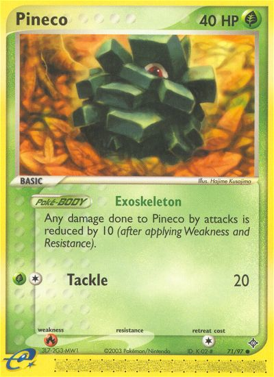 Pineco (71/97) [EX: Dragon] - Card Brawlers | Quebec | Canada | Yu-Gi-Oh!