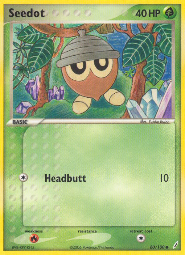 Seedot (60/100) [EX: Crystal Guardians] - Card Brawlers | Quebec | Canada | Yu-Gi-Oh!
