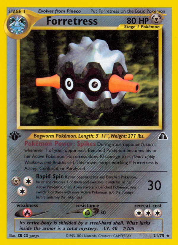 Forretress (21/75) [Neo Discovery 1st Edition] - Card Brawlers | Quebec | Canada | Yu-Gi-Oh!