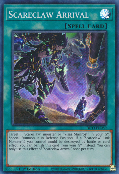 Scareclaw Arrival [DIFO-EN059] Super Rare - Card Brawlers | Quebec | Canada | Yu-Gi-Oh!