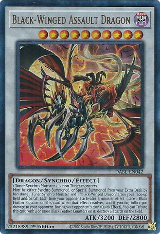 Black-Winged Assault Dragon [DABL-EN042] Ultra Rare - Card Brawlers | Quebec | Canada | Yu-Gi-Oh!
