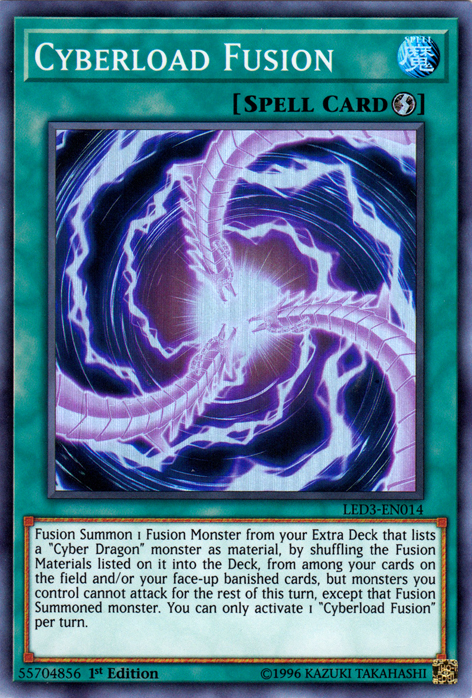 Cyberload Fusion [LED3-EN014] Super Rare - Card Brawlers | Quebec | Canada | Yu-Gi-Oh!