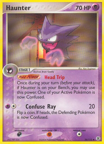 Haunter (34/112) [EX: FireRed & LeafGreen] - Card Brawlers | Quebec | Canada | Yu-Gi-Oh!