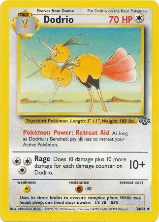 Dodrio (34/64) [Jungle Unlimited] - Card Brawlers | Quebec | Canada | Yu-Gi-Oh!