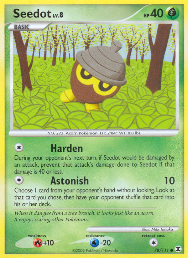 Seedot (78/111) [Platinum: Rising Rivals] - Card Brawlers | Quebec | Canada | Yu-Gi-Oh!