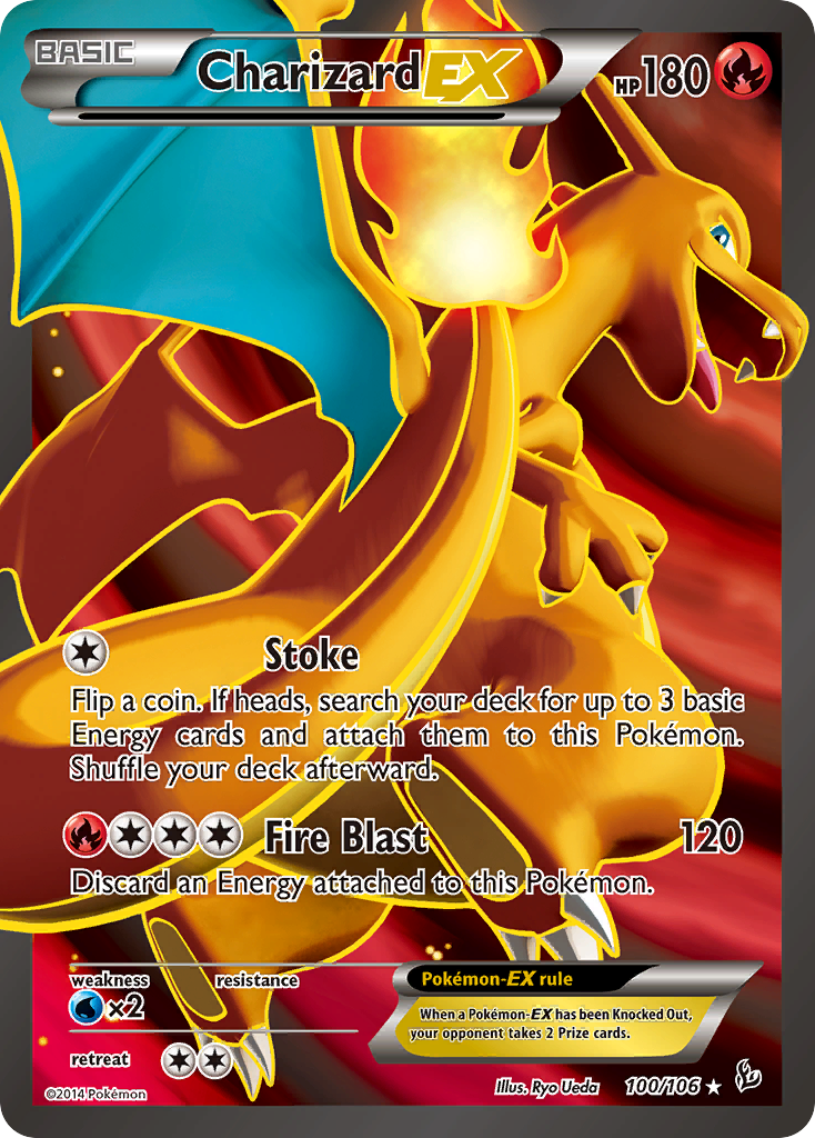 Charizard EX (100/106) [XY: Flashfire] - Card Brawlers | Quebec | Canada | Yu-Gi-Oh!