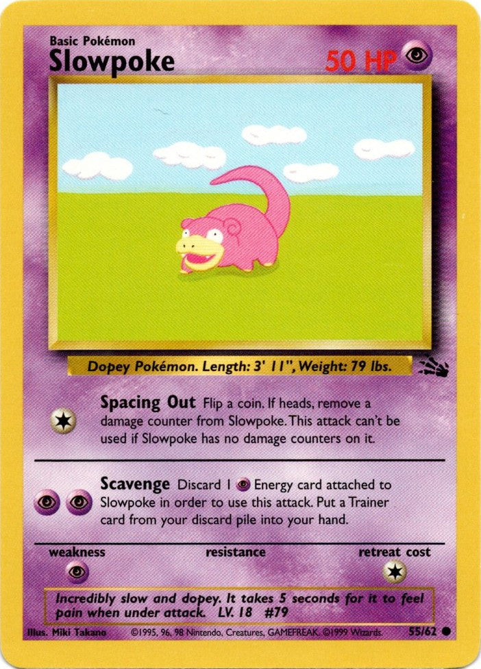 Slowpoke (55/62) [Fossil Unlimited] - Card Brawlers | Quebec | Canada | Yu-Gi-Oh!