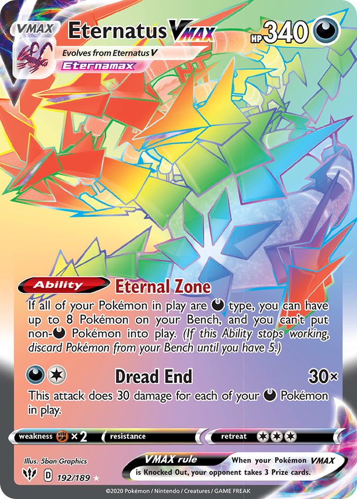 Eternatus VMAX (192/189) [Sword & Shield: Darkness Ablaze] - Card Brawlers | Quebec | Canada | Yu-Gi-Oh!