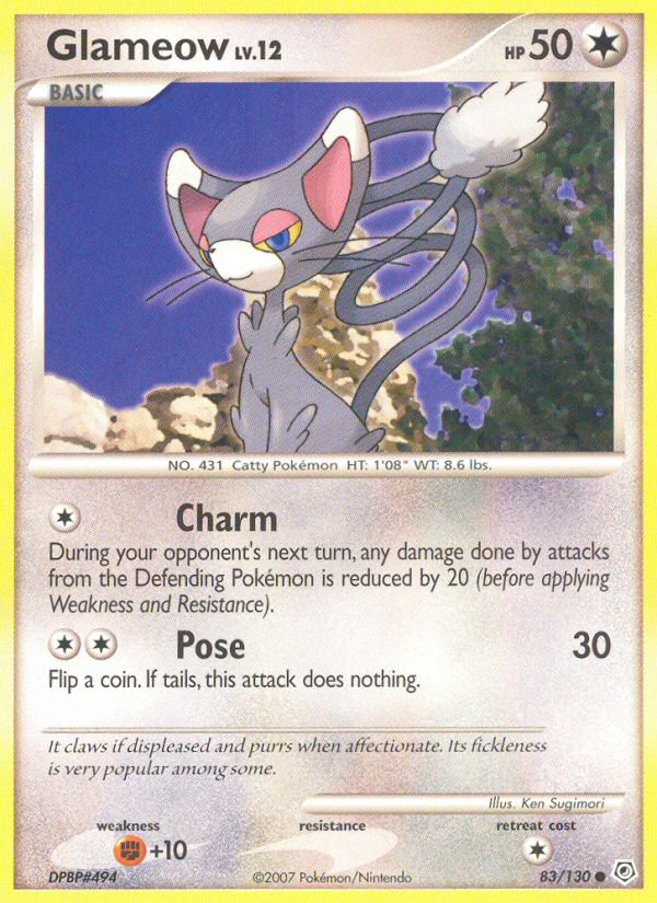 Glameow (83/130) [Diamond & Pearl: Base Set] - Card Brawlers | Quebec | Canada | Yu-Gi-Oh!