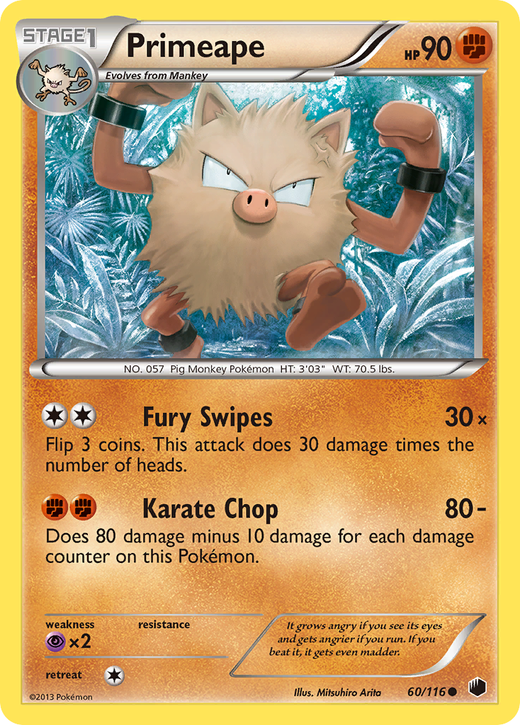 Primeape (60/116) [Black & White: Plasma Freeze] - Card Brawlers | Quebec | Canada | Yu-Gi-Oh!