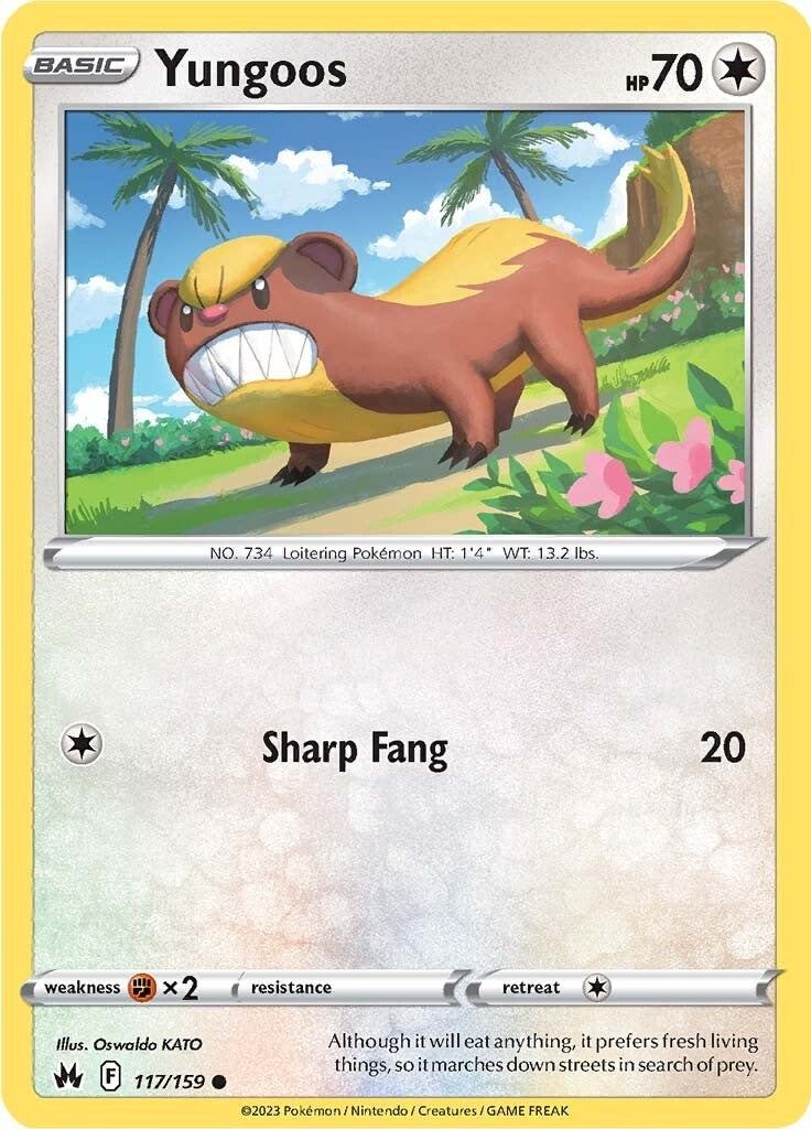Yungoos (117/159) [Sword & Shield: Crown Zenith] - Card Brawlers | Quebec | Canada | Yu-Gi-Oh!