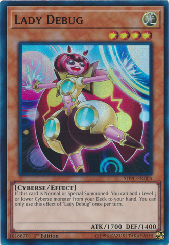 Lady Debug [SDPL-EN005] Super Rare - Yu-Gi-Oh! - Card Brawlers | Quebec | Canada |