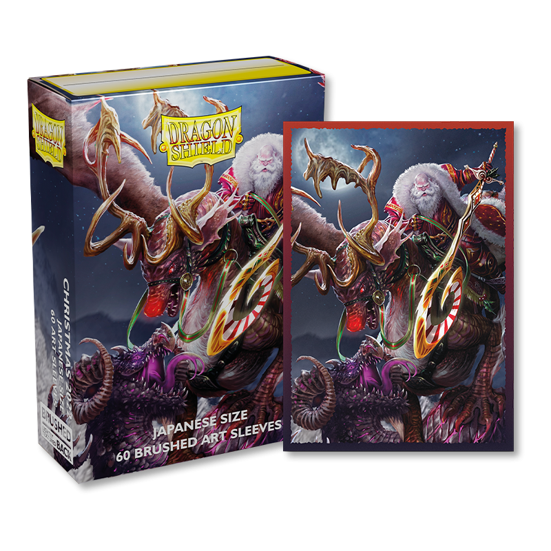 Dragon Shield Brushed Art Sleeve - Christmas ‘Sanno’ 60ct - Card Brawlers | Quebec | Canada | Yu-Gi-Oh!