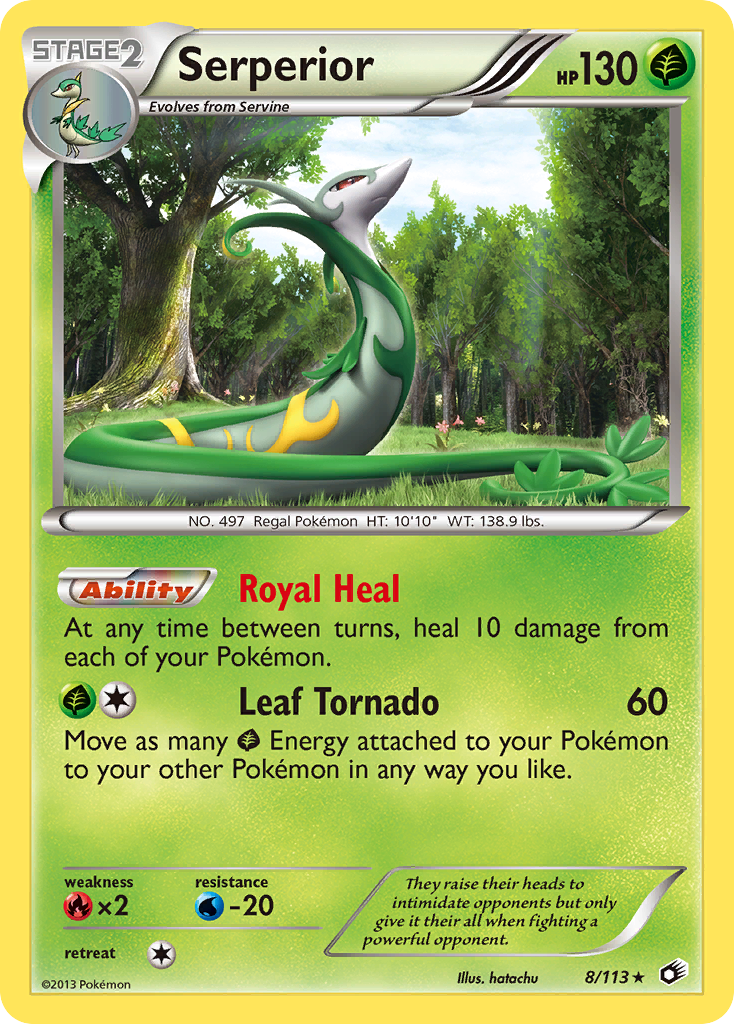 Serperior (8/113) [Black & White: Legendary Treasures] - Card Brawlers | Quebec | Canada | Yu-Gi-Oh!