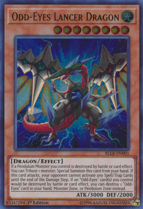 Odd-Eyes Lancer Dragon [BLLR-EN001] Ultra Rare - Card Brawlers | Quebec | Canada | Yu-Gi-Oh!