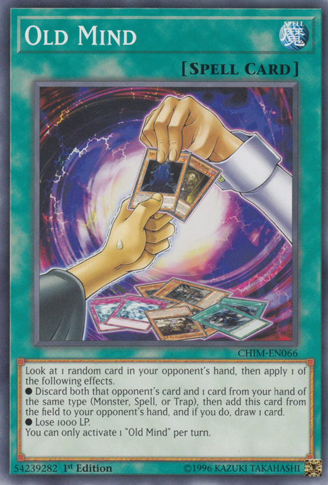 Old Mind [CHIM-EN066] Common - Card Brawlers | Quebec | Canada | Yu-Gi-Oh!