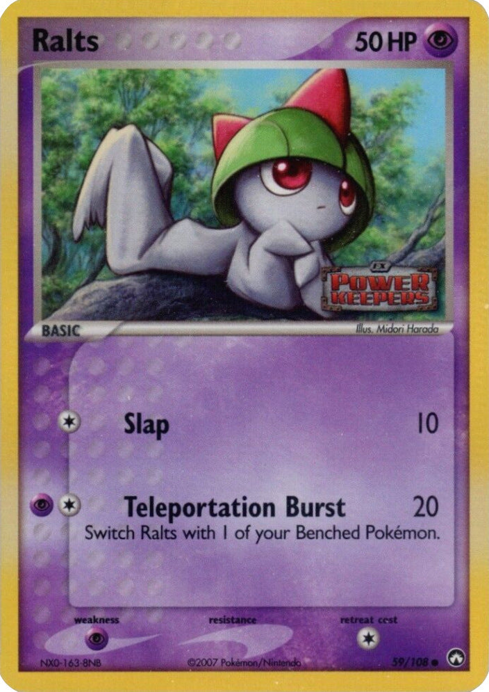 Ralts (59/108) (Stamped) [EX: Power Keepers] - Card Brawlers | Quebec | Canada | Yu-Gi-Oh!