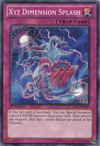 Xyz Dimension Splash [CBLZ-EN069] Common - Card Brawlers | Quebec | Canada | Yu-Gi-Oh!