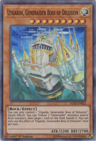 Utgarda, Generaider Boss of Delusion [IGAS-EN022] Super Rare - Card Brawlers | Quebec | Canada | Yu-Gi-Oh!