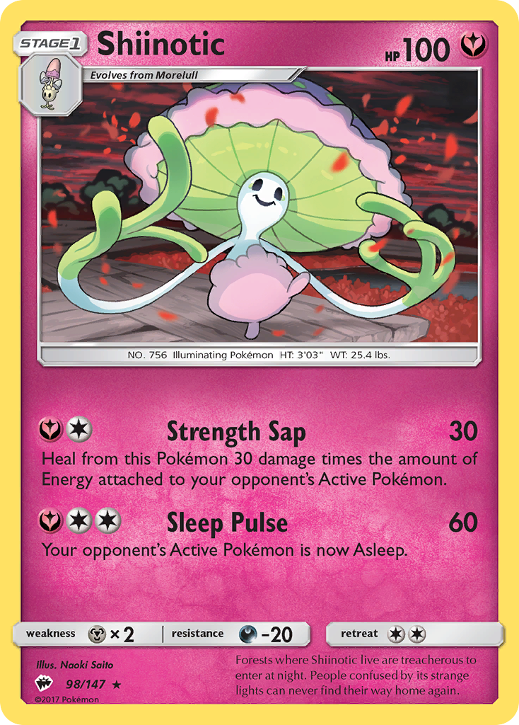 Shiinotic (98/147) [Sun & Moon: Burning Shadows] - Card Brawlers | Quebec | Canada | Yu-Gi-Oh!