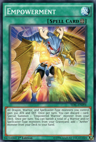 Empowerment [TDIL-EN094] Common - Yu-Gi-Oh! - Card Brawlers | Quebec | Canada |