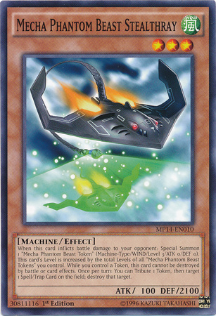 Mecha Phantom Beast Stealthray [MP14-EN010] Common - Yu-Gi-Oh! - Card Brawlers | Quebec | Canada |