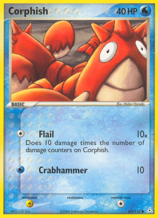Corphish (63/110) [EX: Holon Phantoms] - Card Brawlers | Quebec | Canada | Yu-Gi-Oh!