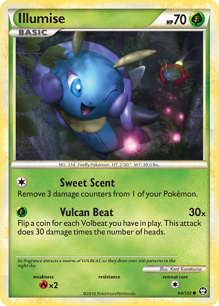 Illumise (64/102) [HeartGold & SoulSilver: Triumphant] - Card Brawlers | Quebec | Canada | Yu-Gi-Oh!