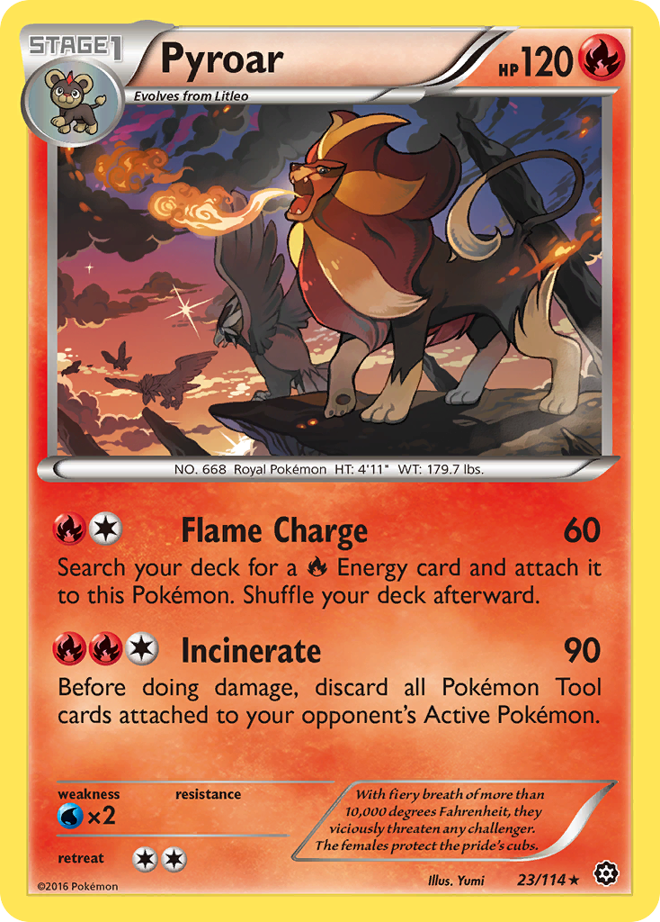 Pyroar (23/114) [XY: Steam Siege] - Card Brawlers | Quebec | Canada | Yu-Gi-Oh!