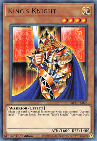 King's Knight [KICO-EN027] Rare - Card Brawlers | Quebec | Canada | Yu-Gi-Oh!