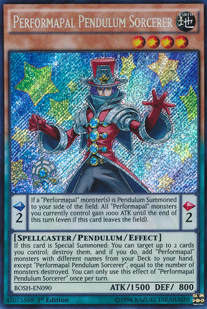 Performapal Pendulum Sorcerer [BOSH-EN090] Secret Rare - Card Brawlers | Quebec | Canada | Yu-Gi-Oh!