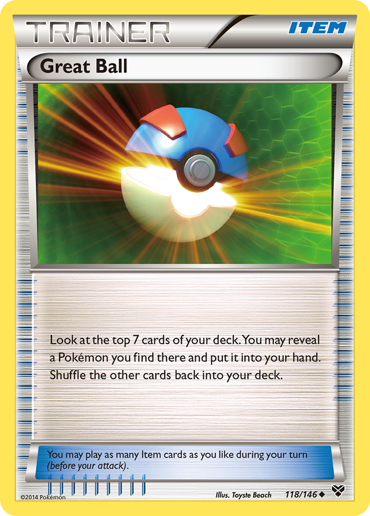 Great Ball (118/146) [XY: Base Set] - Card Brawlers | Quebec | Canada | Yu-Gi-Oh!
