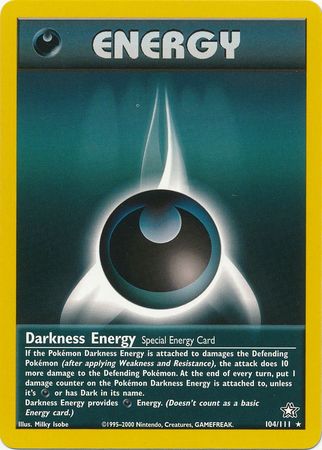 Darkness Energy (104/111) [Neo Genesis Unlimited] - Card Brawlers | Quebec | Canada | Yu-Gi-Oh!